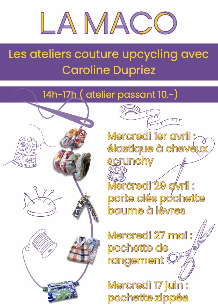 Les ateliers couture avec Caroline 1